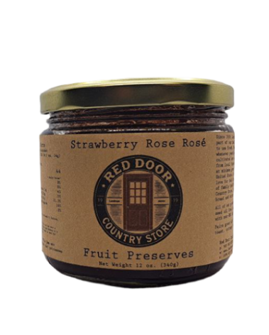 Strawberry Wine Texas - Strawberry Rose Rosé Wine - Fruit Preserves