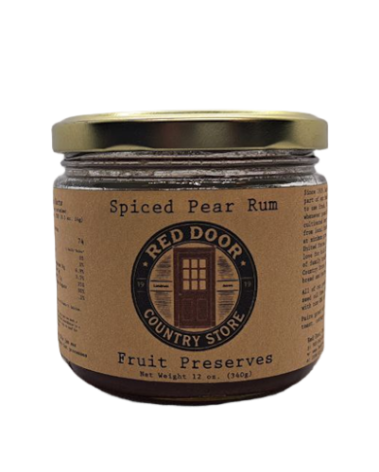 Spiced Pear Jam TX - Spiced Pear Spiced Rum Fruit Preserves